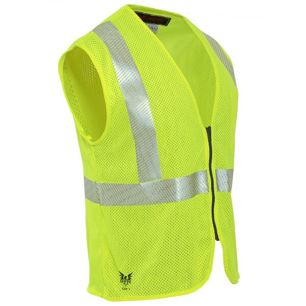 DRIFIRE FR Hi-Vis Mesh Vest - Class 2 in Lime-Yellow